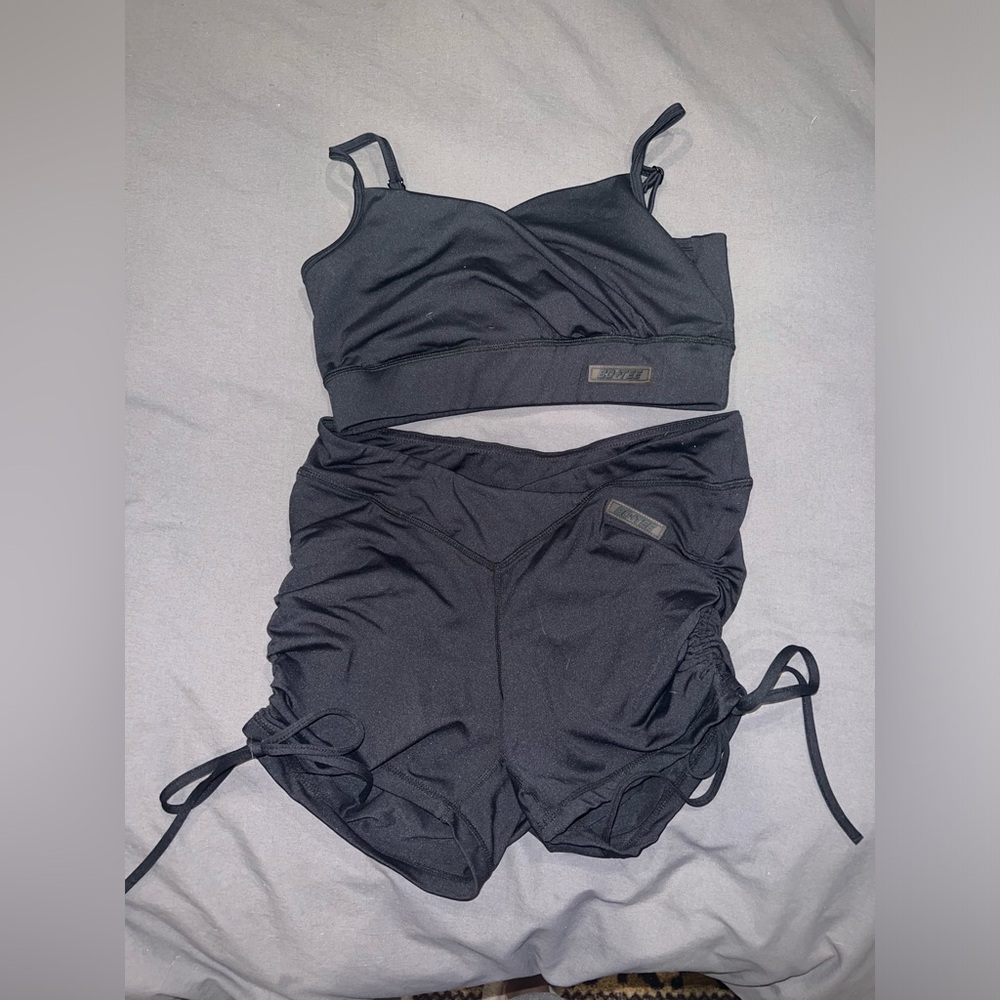 Black Women's Activewear Set